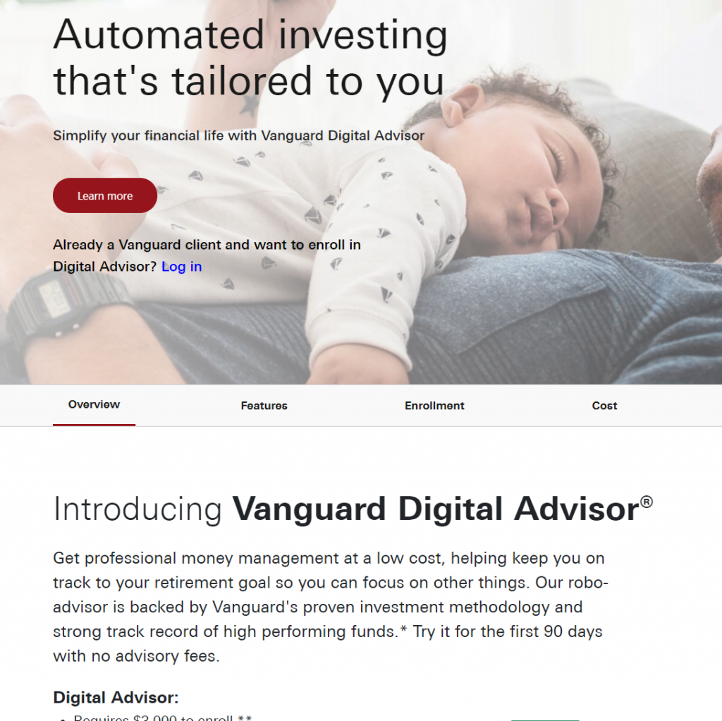 Le robo advisors de Vanguard